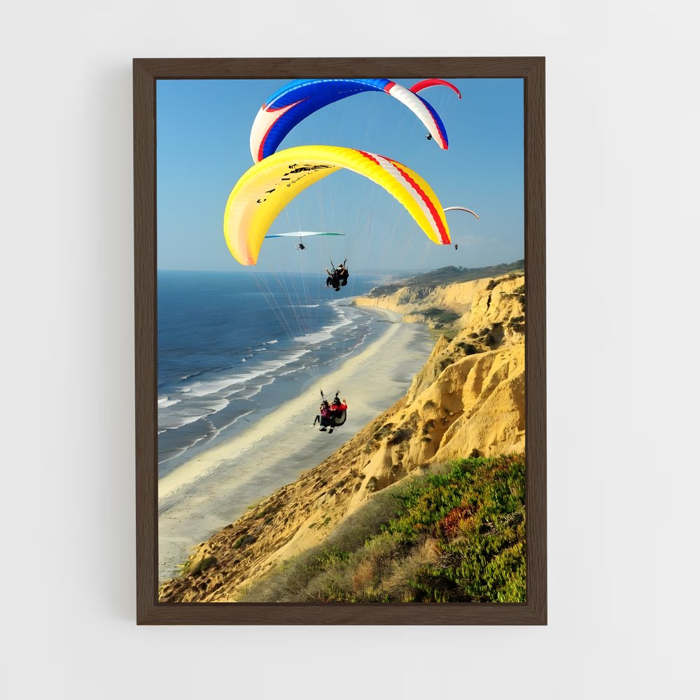 Poster Vol Liberté – affiche Deltaplane (vue 5)